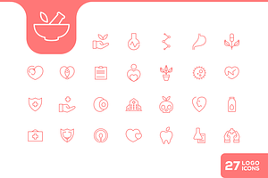 medical icons line design vector, an Outline Icon by devastd