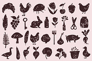 Cottagecore: 100 Farm & Garden Pack, a Decorative Illustration by Veyla (Thumbnail 5 of 14)