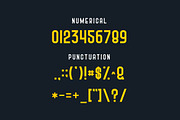Jhanchok | Condensed Strong Font, a Sans Serif Font by Artiveko (Thumbnail 4 of 4)