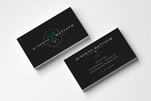 Barbber & Tattoo Salon Business Card