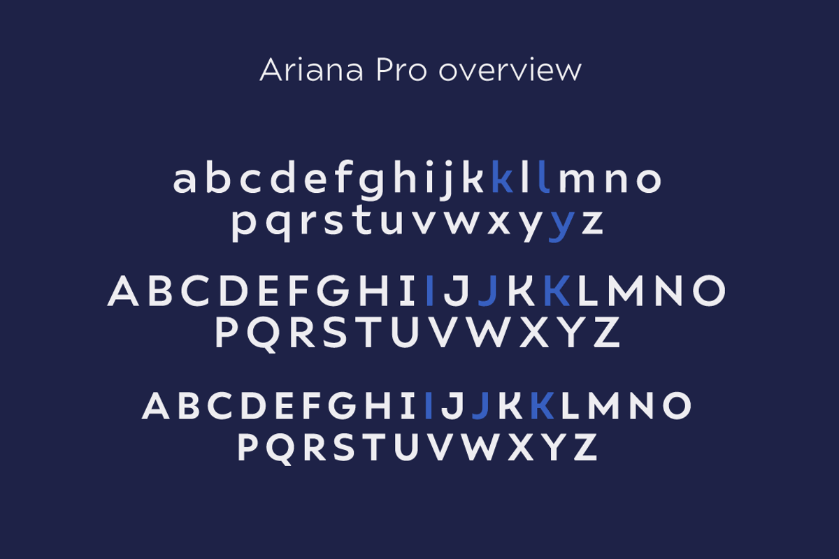 Ariana Pro font family, a Sans Serif Font by Mostardesign Type Foundry (Photo 14 of 16)