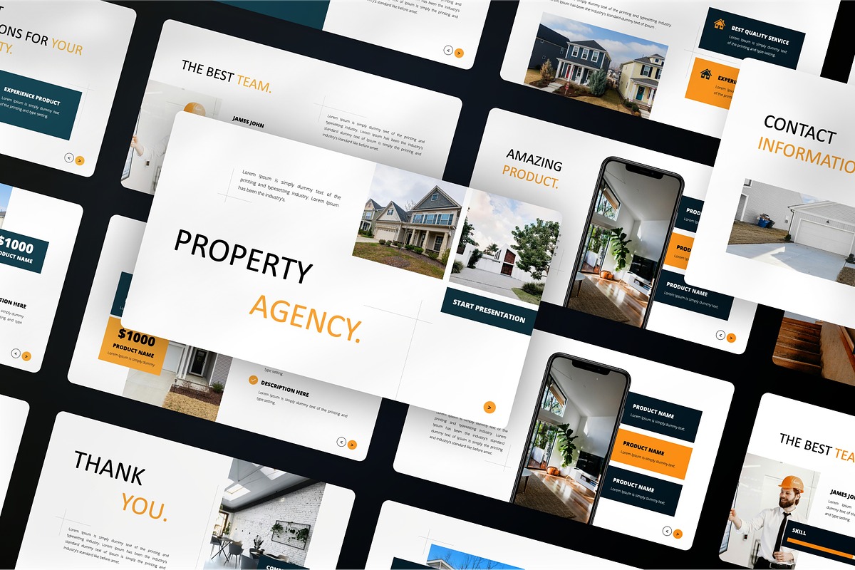 Property Agency Google Slides, a Presentation Template by SquidPixey (Photo 7 of 7)