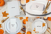 Thanksgiving dinner mock-up bundle, a Print Template by Imageblend (Thumbnail 3 of 5)