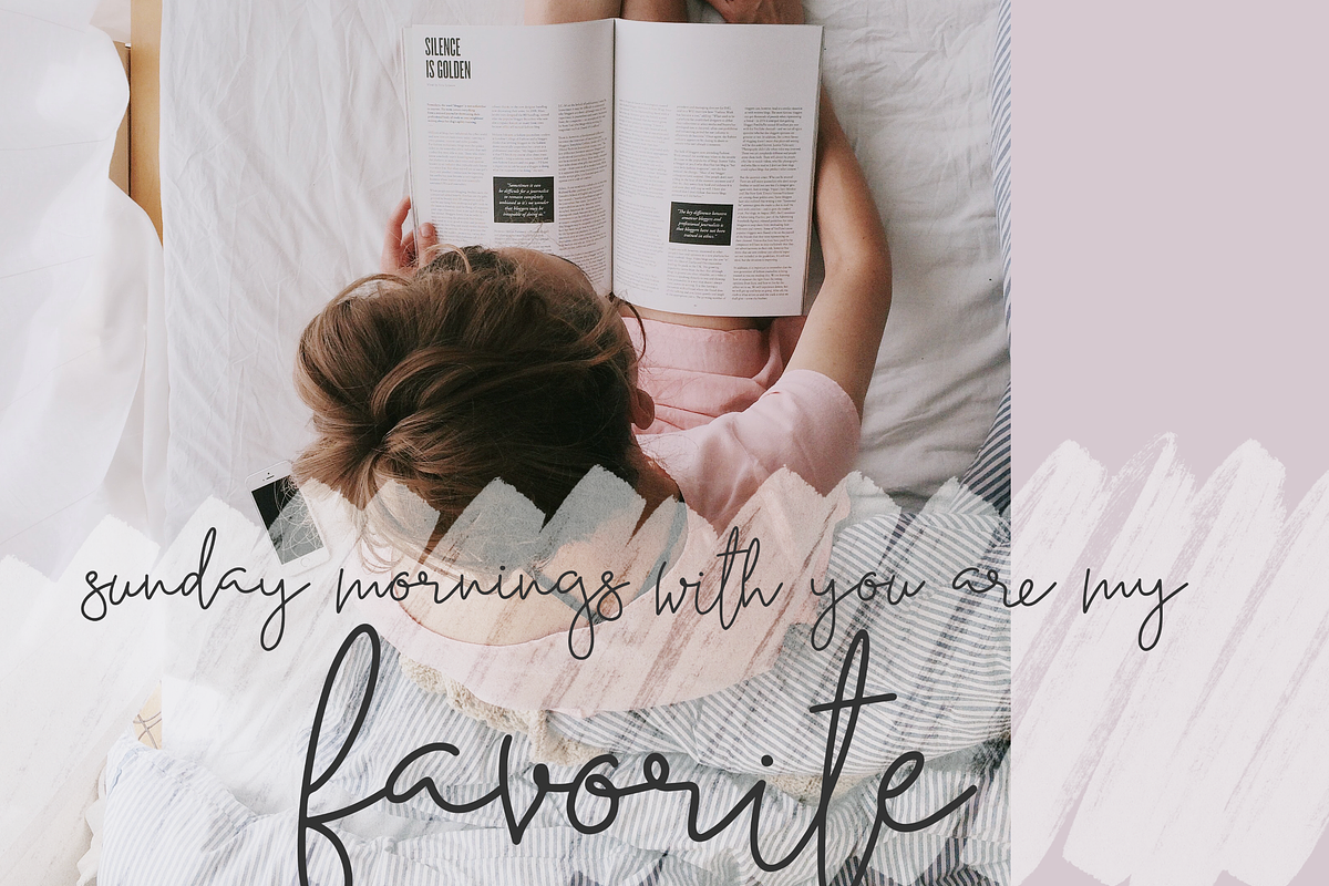 Moraine | A Handwritten Script Set, a Script Font by Wooly Pronto (Photo 7 of 7)