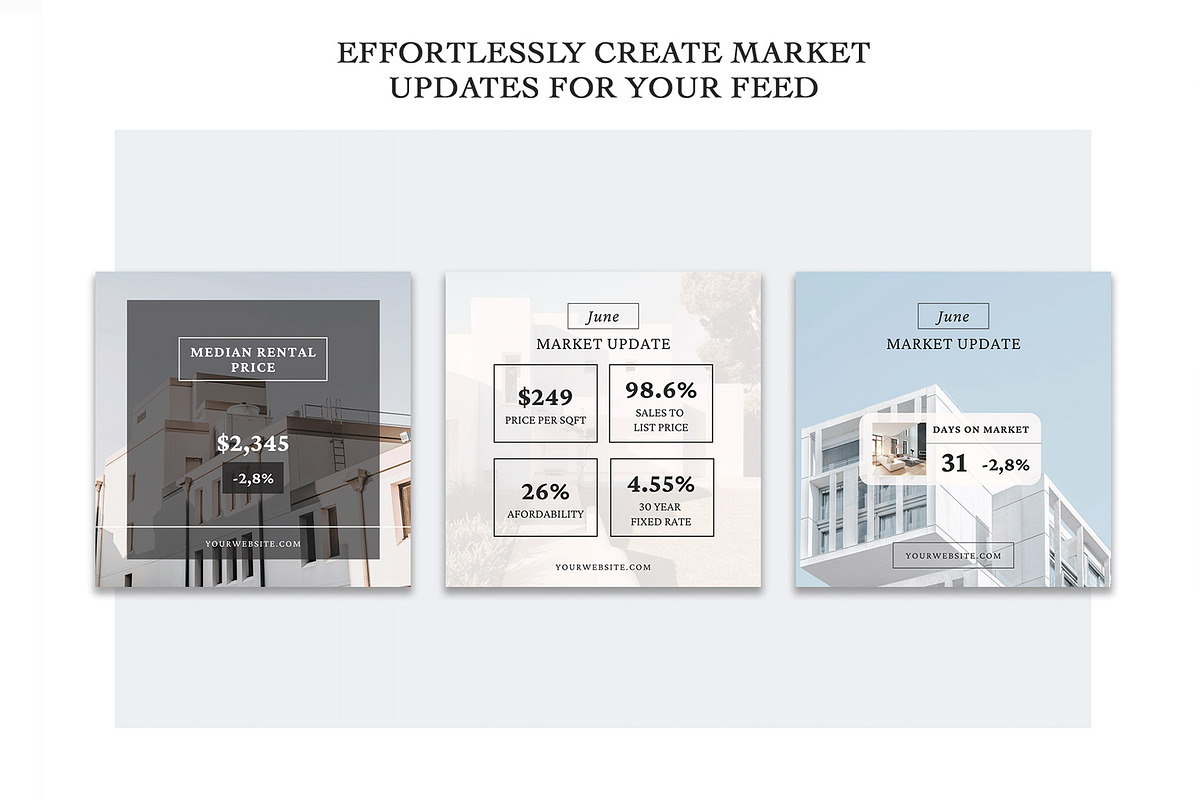 Real Estate Social Media Quotes, a Social Media Template by Kseniia_Design (Photo 4 of 14)