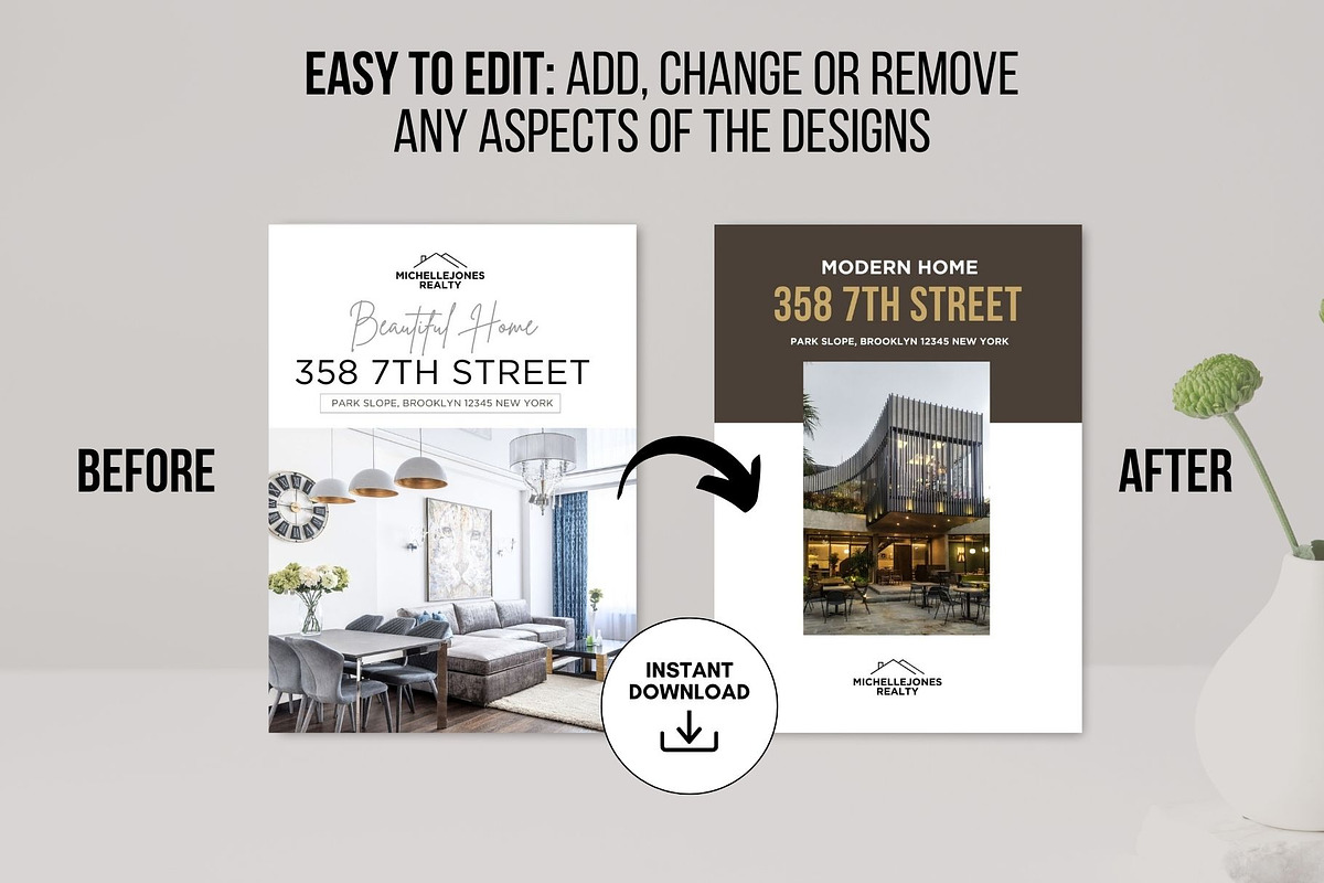 Real Estate Ultimate Mega Bundle, a Marketing Template by CreativeVinesStore (Photo 7 of 9)