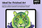 Nifty Brushes for Procreate, a Brush Add-On by Riveros Illustration (Thumbnail 4 of 11)