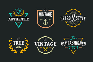 True Hipster Vector Set