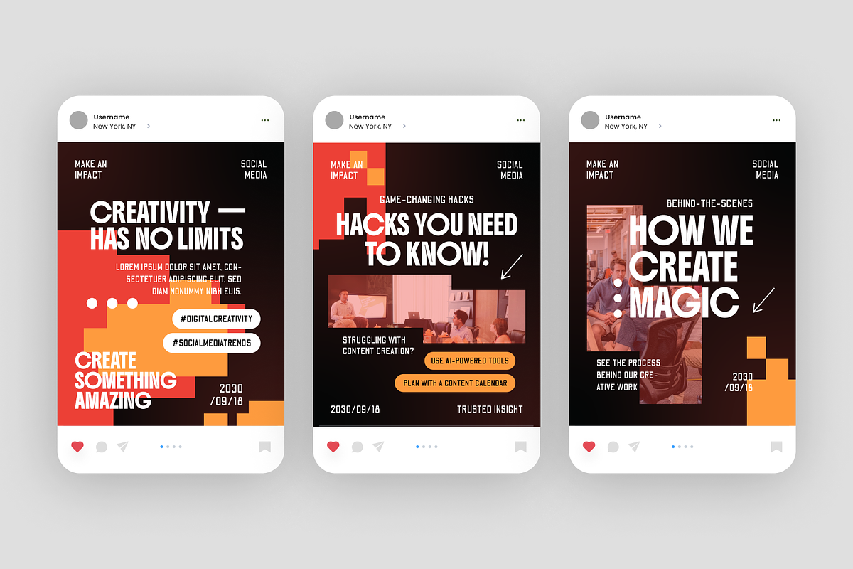 Digital Creative Instagram Post, a Social Media Template by MMPixelCraft (Photo 2 of 3)