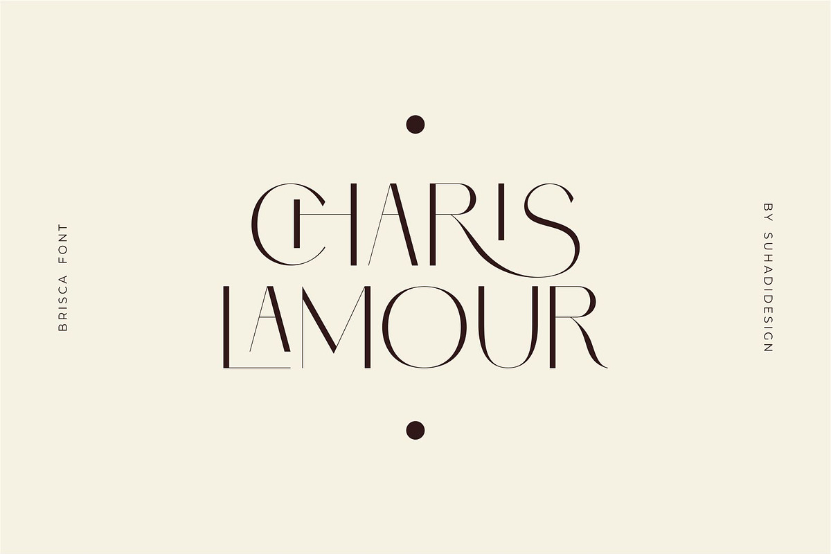 Brisca - Sans Serif Modern Font, a Sans Serif Font by suhadidesign (Photo 6 of 13)