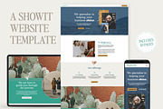 Showit template - Rio Grande, a Websites & App Template by Amanda Pena Design (Thumbnail 1 of 6)