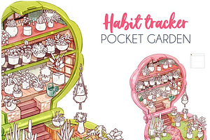 Habit Tracker Pocket Garden