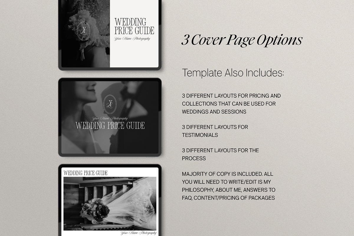 Photography Pricing Guide, a Templates & Theme by Studio Annie Louise (Photo 6 of 9)