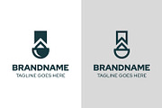 Bookmark Law Education Modern Logo, a Branding & Logo Template by Pray Art Design Studio (Thumbnail 1 of 2)