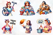 Sarcastic Housewife Sublimation PNG, an Illustration by RobertsArt (Thumbnail 6 of 7)