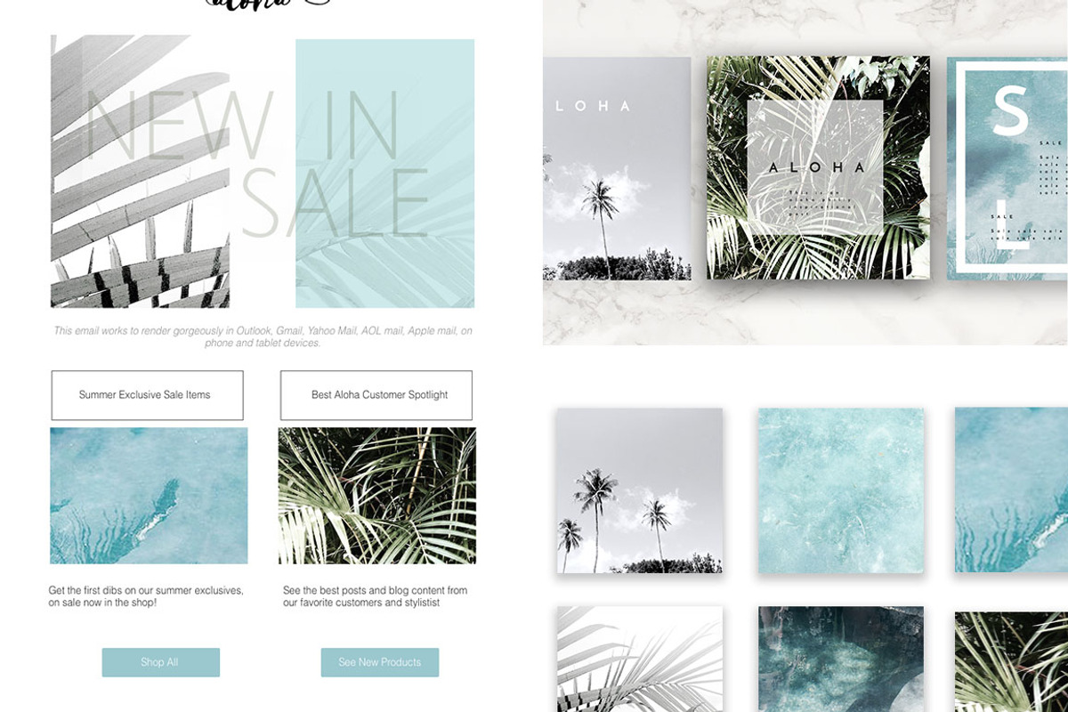 Tropical Social Web Bundle, a Templates & Theme by Aloha Philly (Photo 6 of 7)