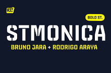 St Monica Bold St. Greek + Cyrillic