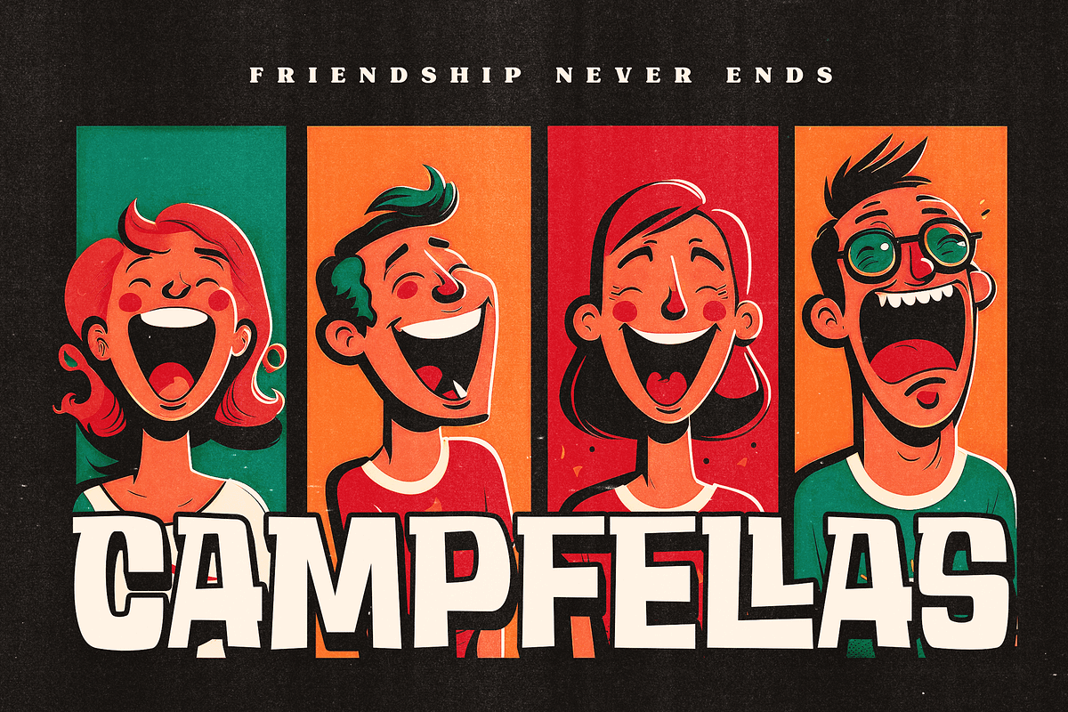 Hickertown - Retro Comical Fonts, a Sans Serif Font by Konstantine Studio (Photo 6 of 11)
