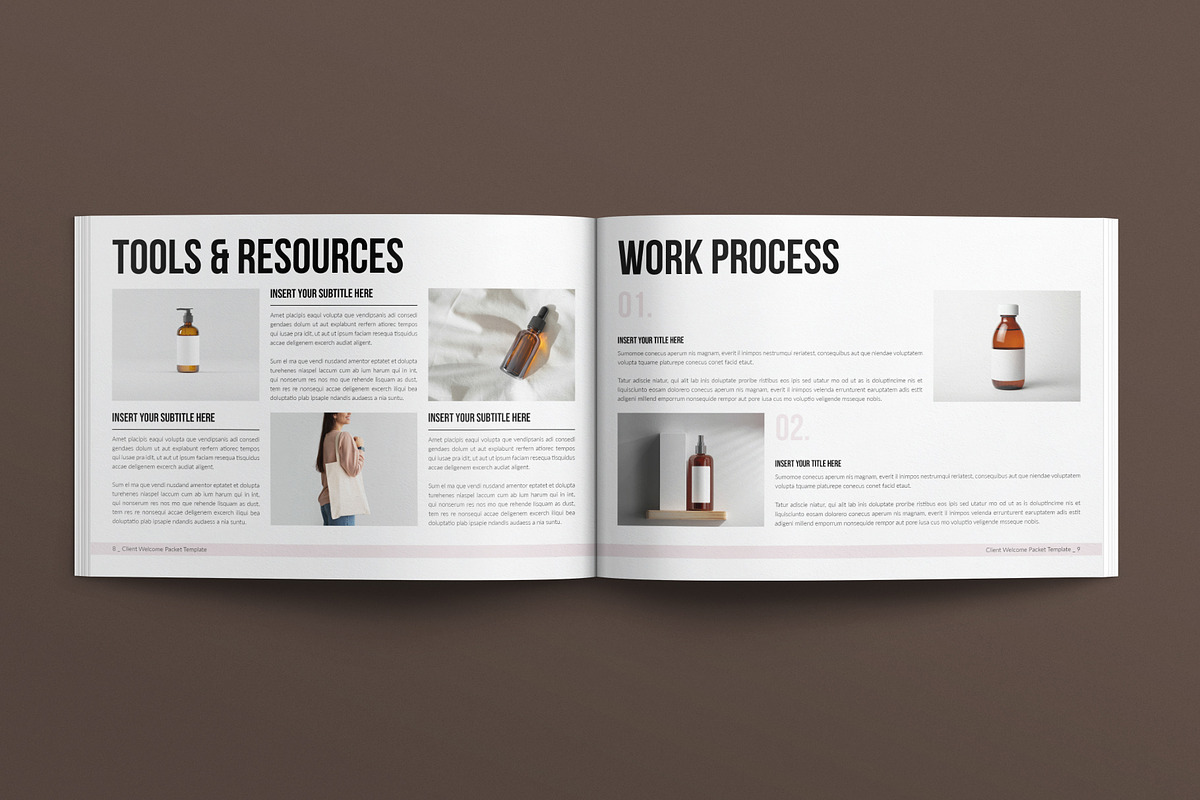 Welcome Packet Template Landscape, a Brochure Template by E-Type (Photo 4 of 7)