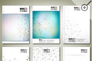 Brochure template with molecules, a Technology Illustration by VectorShop (Thumbnail 2 of 5)