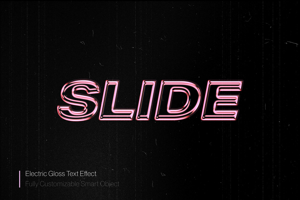 Electric Gloss Text Effect (PSD), a Layer Style Add-On by Posterfello (Photo 2 of 3)