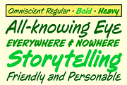 Omniscient - comic book narrator, a Handwritten Font by Comicraft Fonts (Thumbnail 2 of 5)