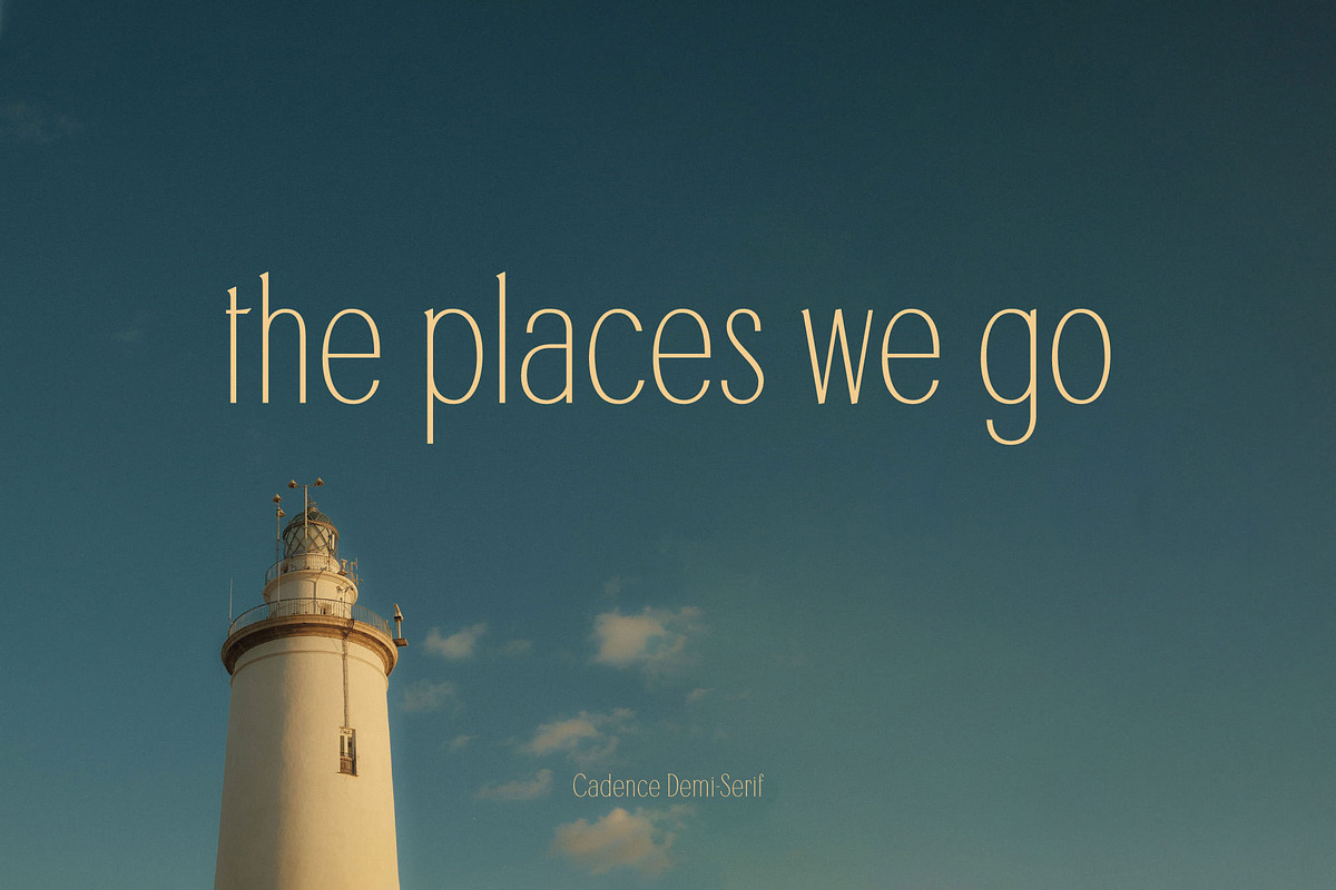 Cadence Demi-Serif Display Font, a Serif Font by Type and Graphics Studio (Photo 8 of 28)