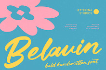 Belavin Bold Handwritten Font