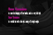 New Genuine, a Sans Serif Font by groens (Thumbnail 5 of 6)