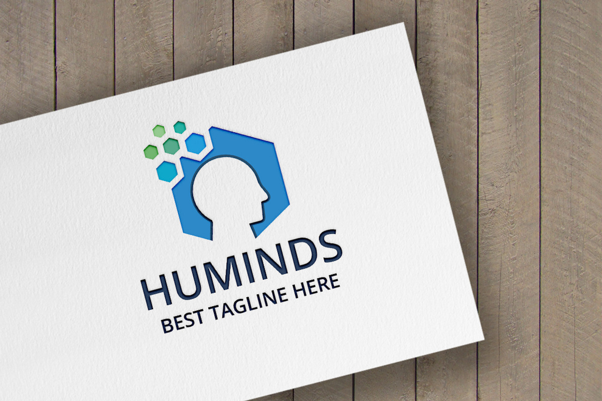 Huminds Logo, a Branding & Logo Template by Design_Planet | Creative Market