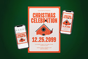 Christmas Celebration Event Flyer, a Flyer Template by The Good Store (Thumbnail 1 of 2)