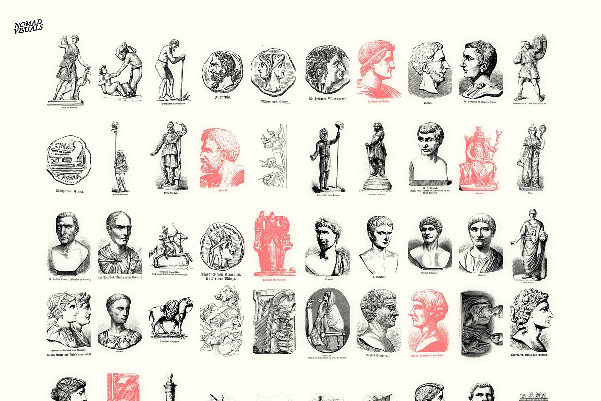 Vintage Bundle - 6600+ Illustrations, an Object Graphic by Nomad Visuals (Photo 33 of 46)