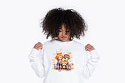 Watercolor Kids Clipart Design Bundl, an Illustration by Moon Studio (Thumbnail 7 of 11)