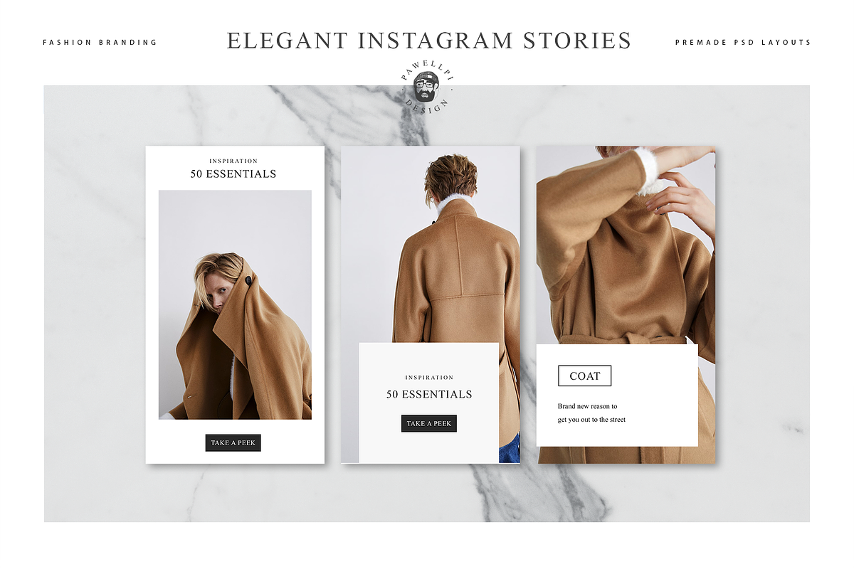 ELEGANT INSTAGRAM STORIES, a Social Media Template by pawellpi (Photo 9 of 26)