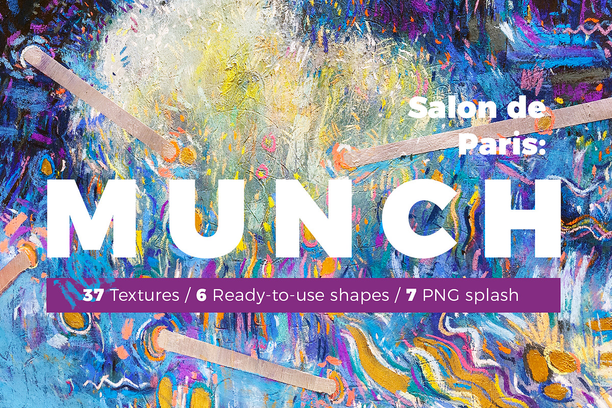 Hand-drawn pastel color artwork, a Texture Graphic by Oleg and Katja (Photo 1 of 14)