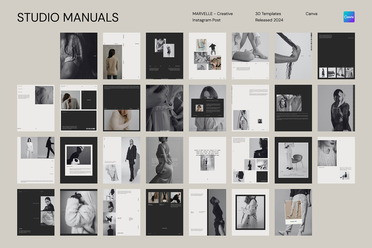 MARVELLE - Creative Instagram Post, a Social Media Template by Studio Manuals (Photo 8 of 8)