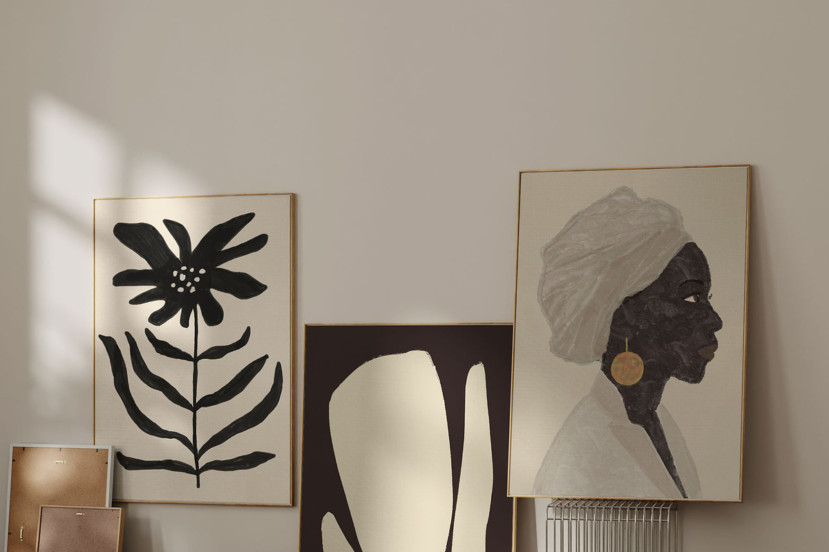 Modern Wall Art Posters Bundle, a Graphic by Ayya Studio (Photo 7 of 94)