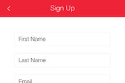 SignUp / Login - Mobile Form UI kit, an UI Kit Template by hoangpts (Thumbnail 24 of 42)