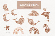 SALE! Watercolor BOHO collection, an Animal Illustration by Tiana Geo (Thumbnail 11 of 23)
