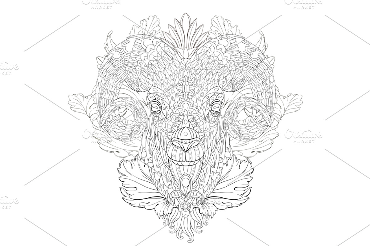Ethnic Collection:  Goat, an Animal Illustration by ArtoJoy (Photo 3 of 6)