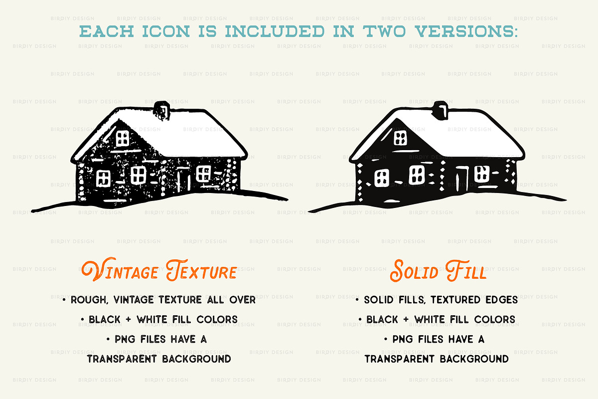 Winter Wonderland Icons, a Solid Icon by BirDIY Design (Photo 5 of 12)