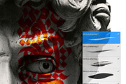 lettering brushes procreate brush, a Brush Add-On by EnriqueSaezStudio (Thumbnail 4 of 6)