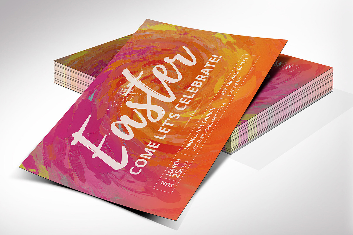 Easter Sunday Church Postcard EDDM, an Invitation Template by Godserv Designs (Photo 3 of 14)