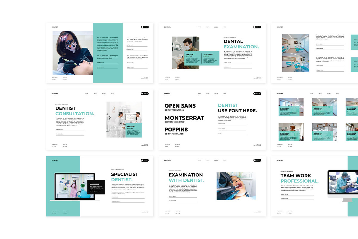 Dentist Presentation Template, a Presentation Template by Universitype (Photo 7 of 9)