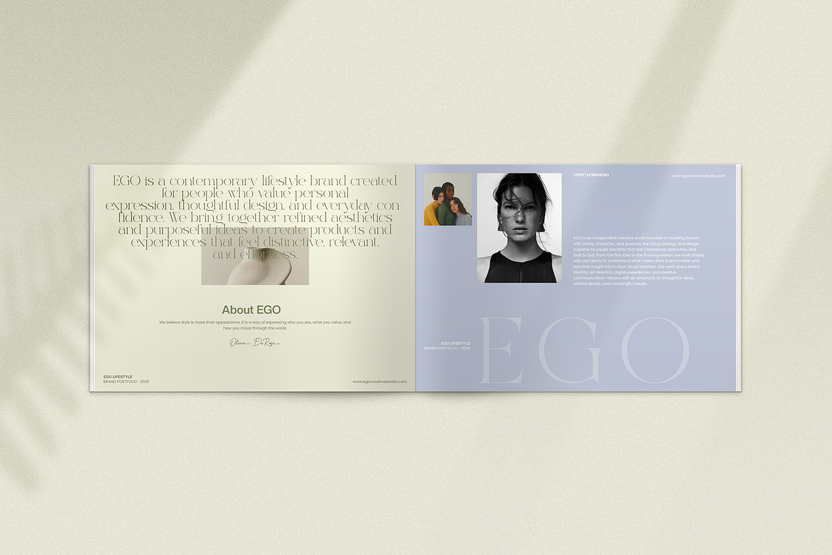 Lifestyle Portfolio | Canva, a Branding & Logo Template by evgenystudio (Photo 2 of 11)