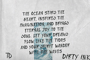 Dirty Ink font handwritten playful, a Handwritten Font by TD fonts (Thumbnail 3 of 12)
