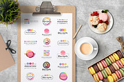 Macarons Logo set, a Branding & Logo Template by IKarGraphics (Thumbnail 2 of 8)