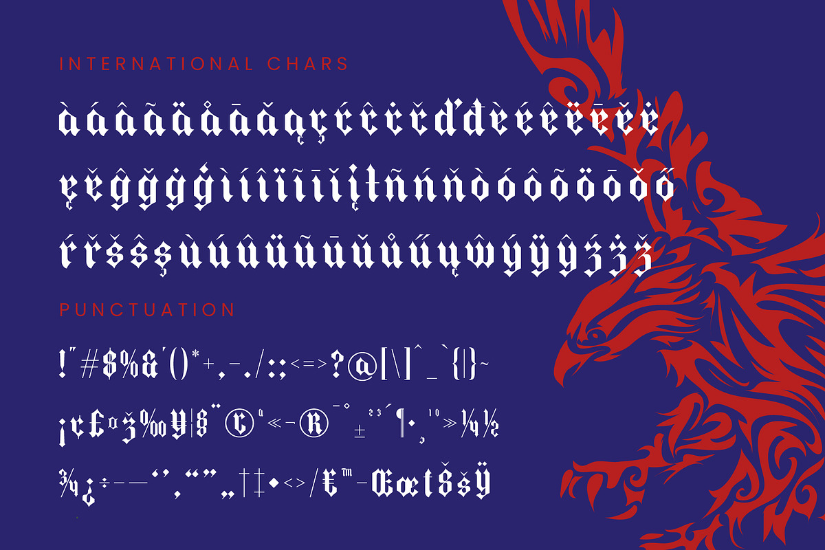 The Raffers Blackletter Font, a Blackletter Font by timelesstype.co (Photo 19 of 20)