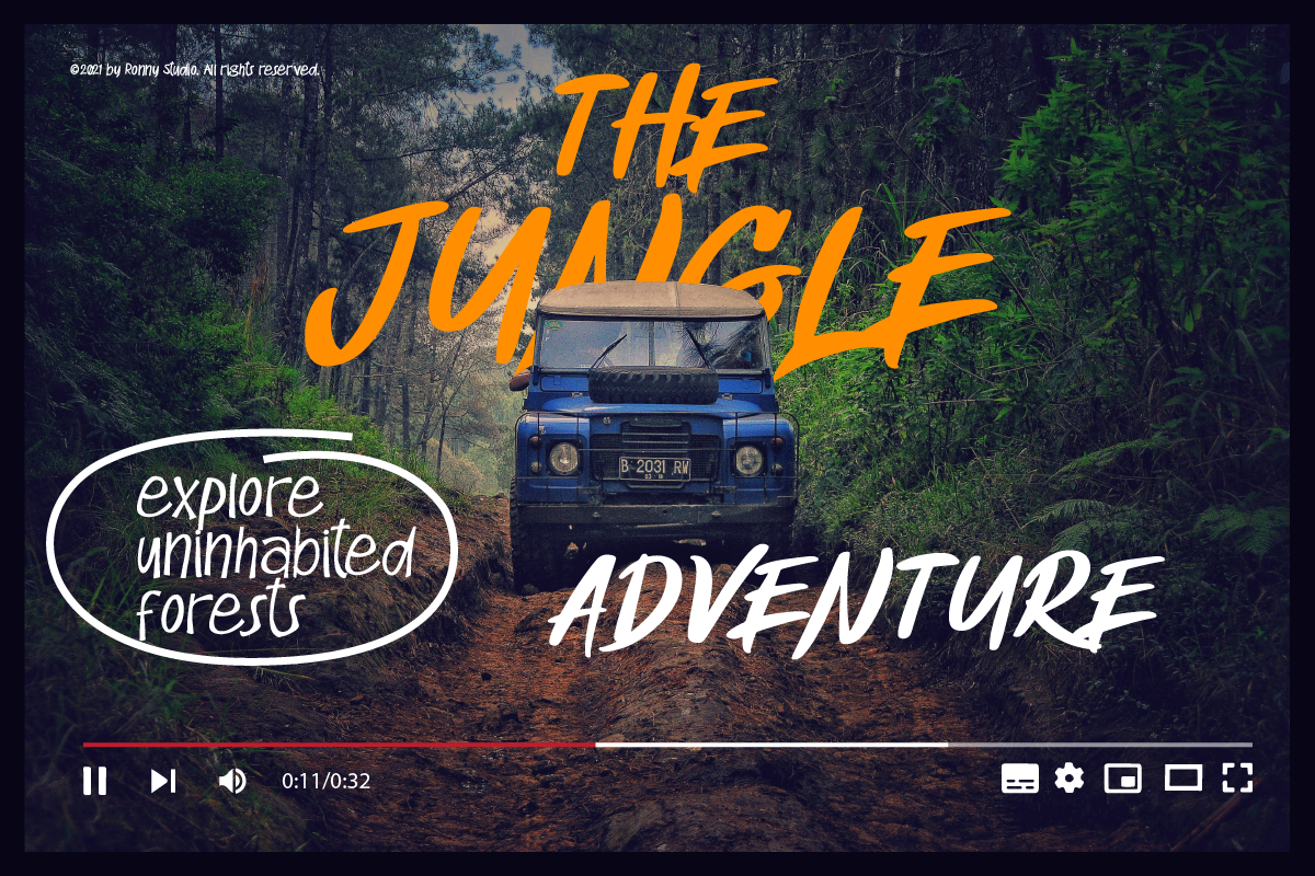 Neoforte Dynamic Street Brush Font, a Handwritten Font by Ronny Studio (Photo 5 of 9)