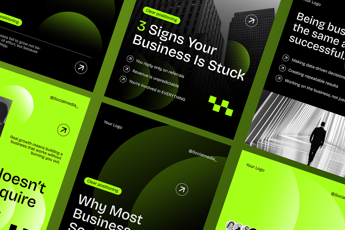 Business Growth Instagram Post, a Social Media Template by Annora Studio (Photo 5 of 6)